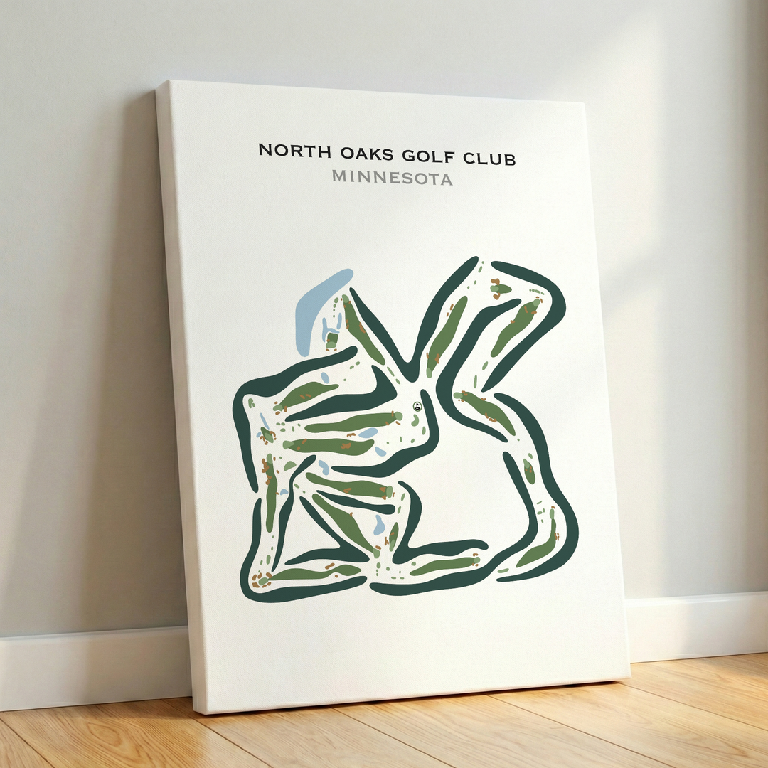 North Oaks Golf Club, Minnesota - Printed Golf Courses