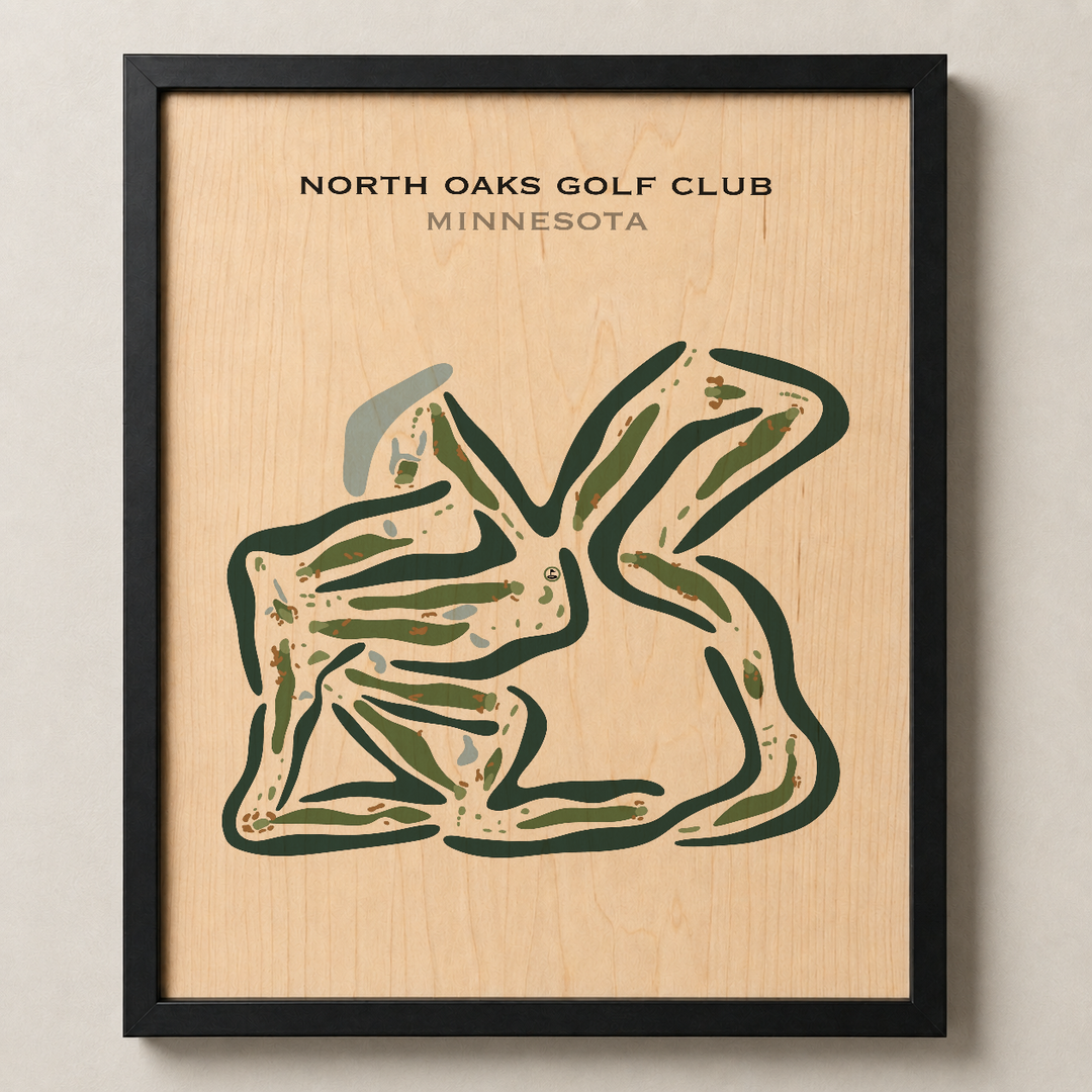 North Oaks Golf Club, Minnesota - Printed Golf Courses