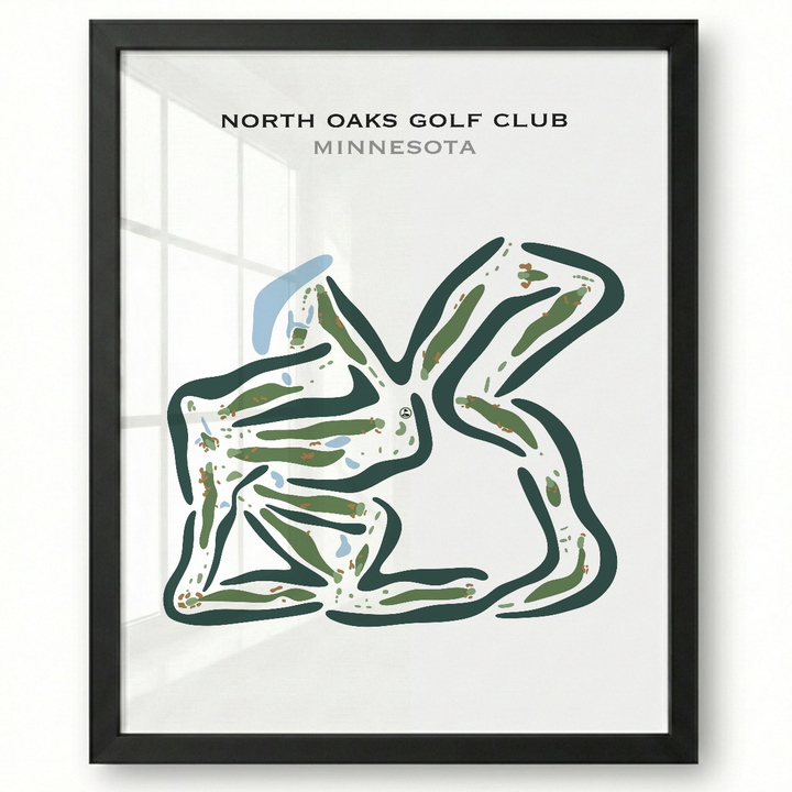 North Oaks Golf Club, Minnesota - Printed Golf Courses