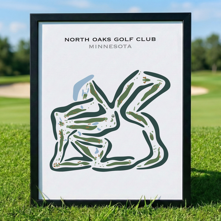 North Oaks Golf Club, Minnesota - Printed Golf Courses