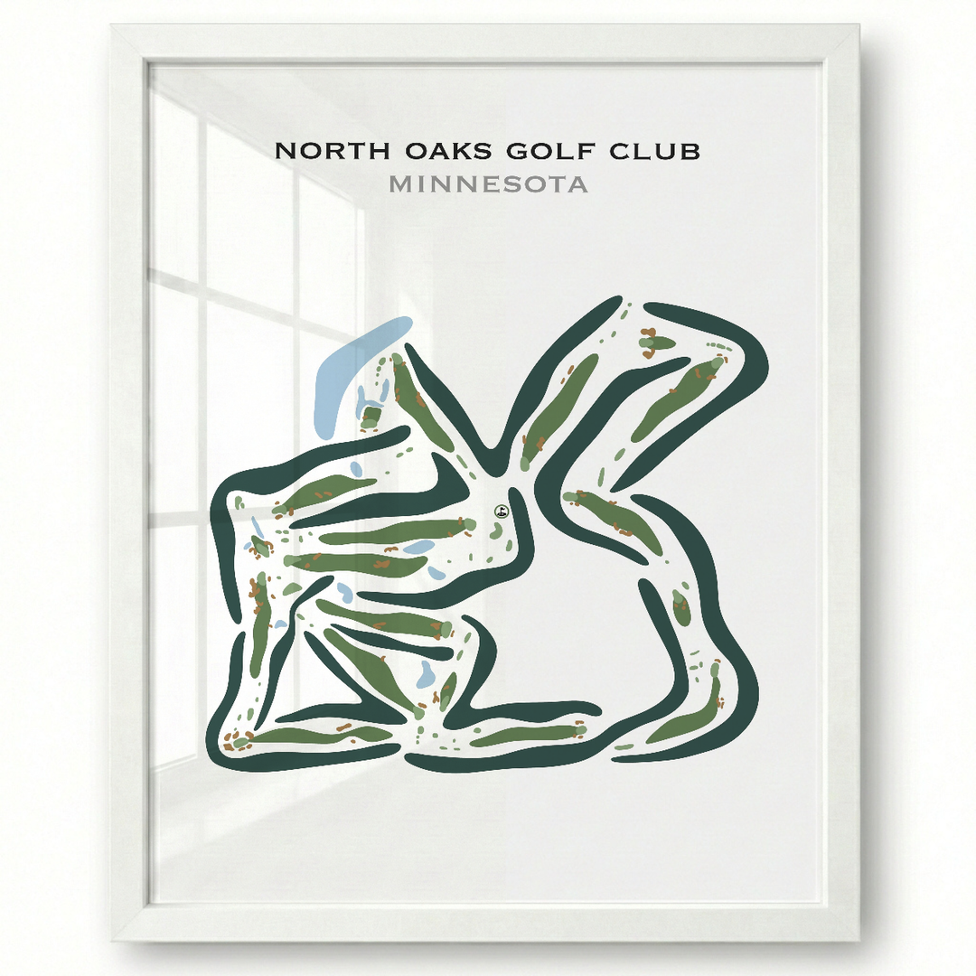 North Oaks Golf Club, Minnesota - Printed Golf Courses