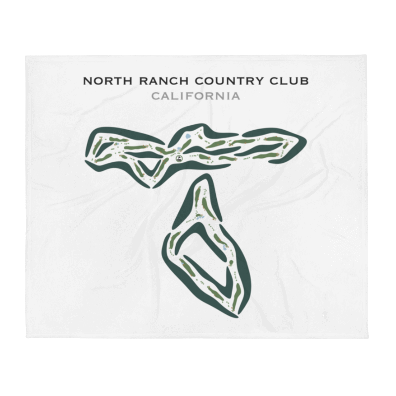 North Ranch Country Club, California - Printed Golf Courses