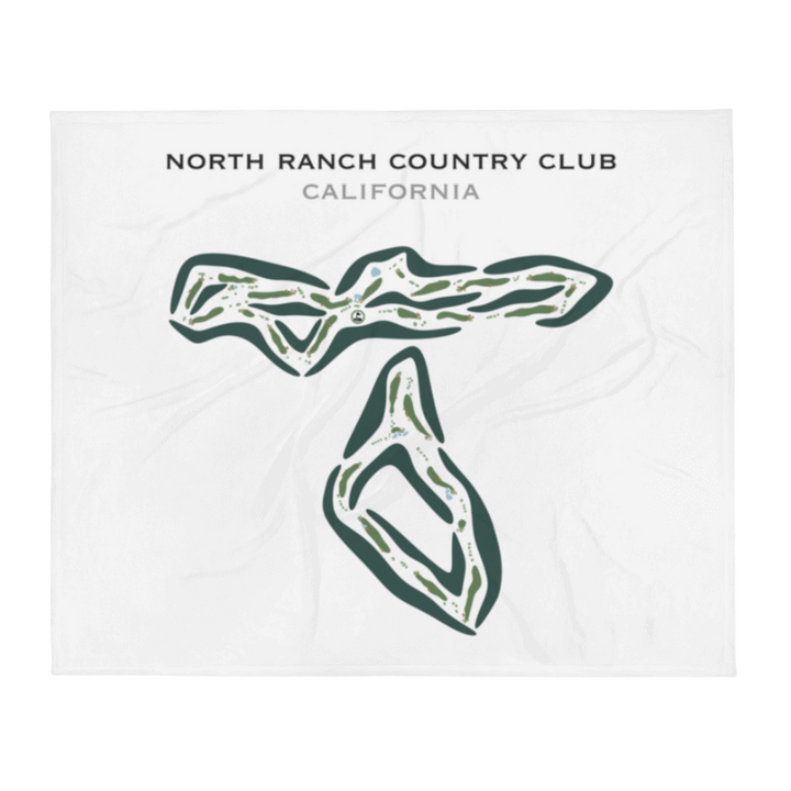 North Ranch Country Club, California - Printed Golf Courses