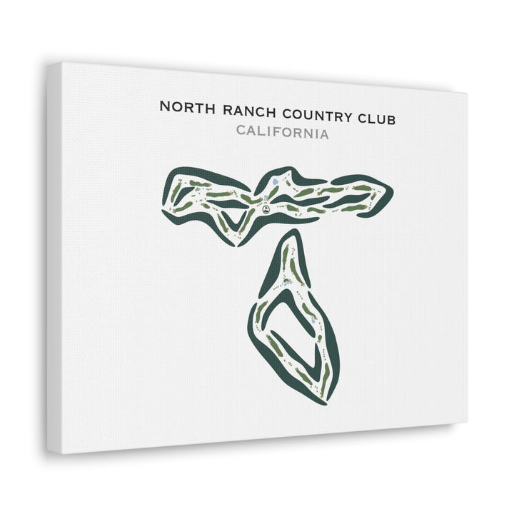 North Ranch Country Club, California - Printed Golf Courses