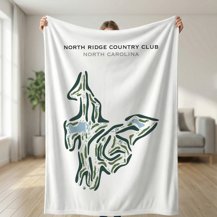North Ridge Country Club, North Carolina - Printed Golf Course
