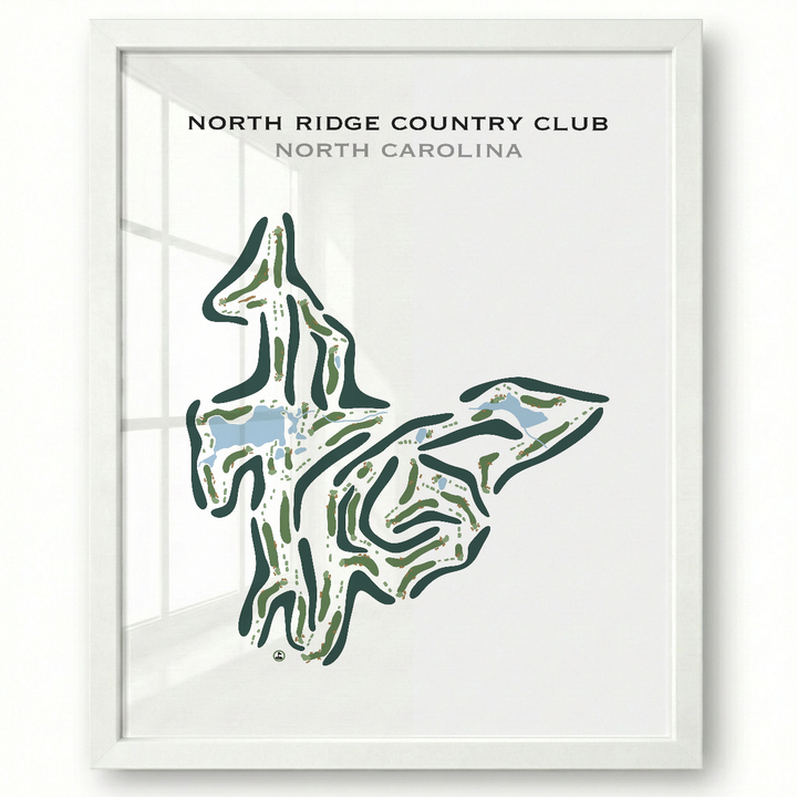 North Ridge Country Club, North Carolina - Printed Golf Course