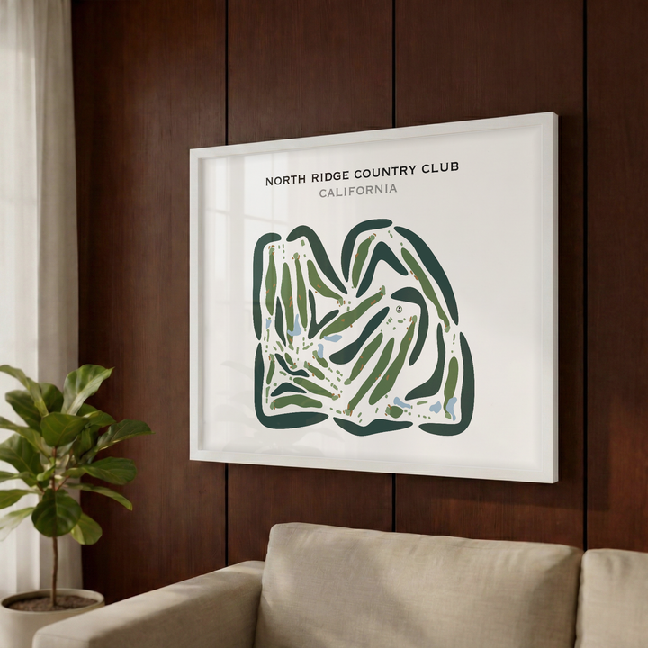 North Ridge Country Club, California - Printed Golf Courses