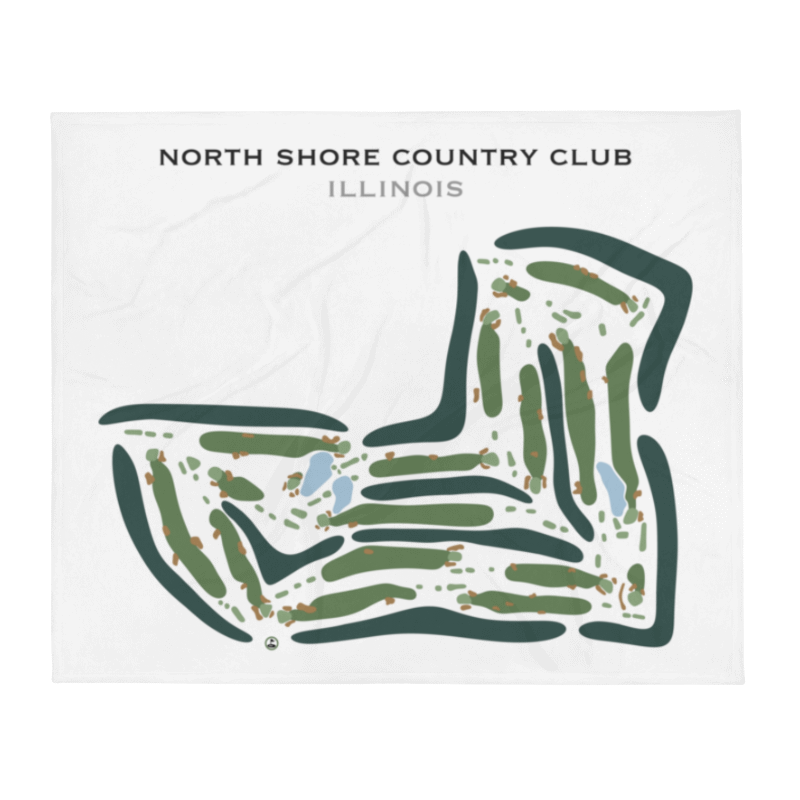 North Shore Country Club, Illinois - Printed Golf Courses