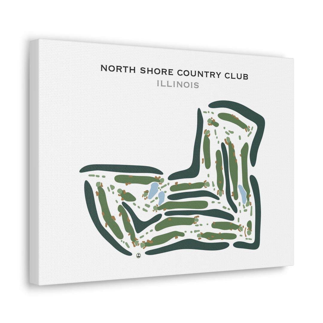 North Shore Country Club, Illinois - Printed Golf Courses