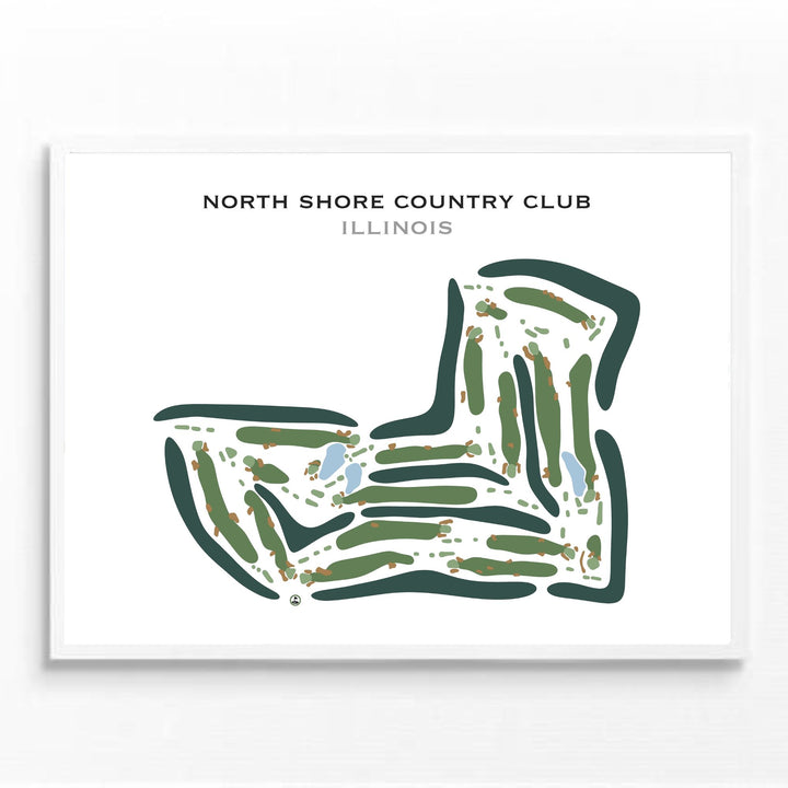 North Shore Country Club, Illinois - Printed Golf Courses