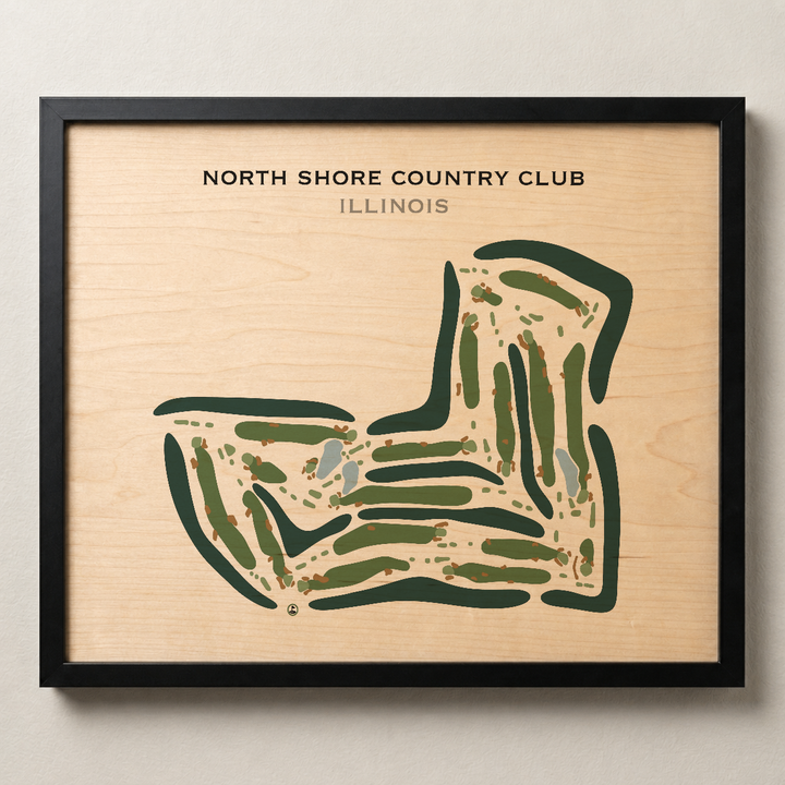 North Shore Country Club, Illinois - Printed Golf Courses