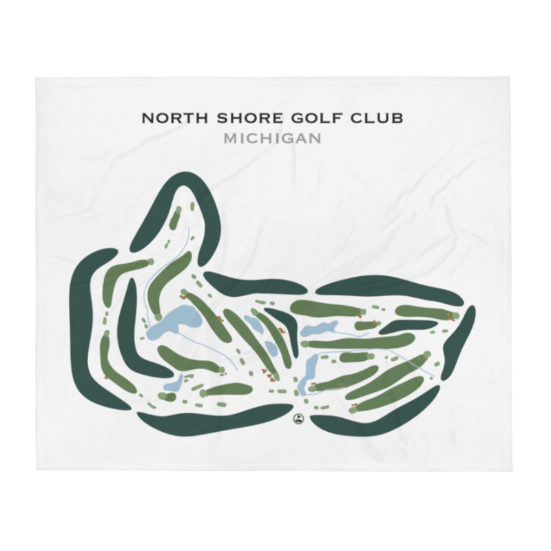 North Shore Golf Club, Michigan - Printed Golf Courses