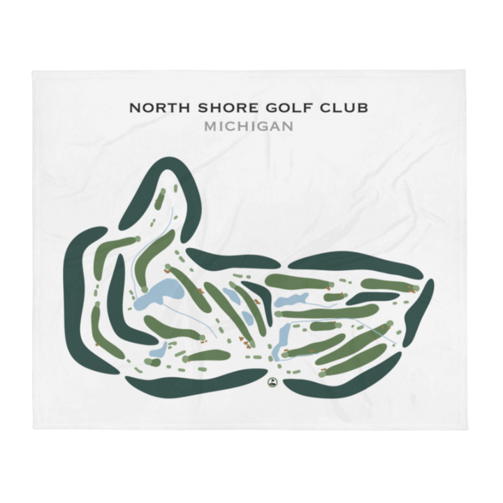 North Shore Golf Club, Michigan - Printed Golf Courses