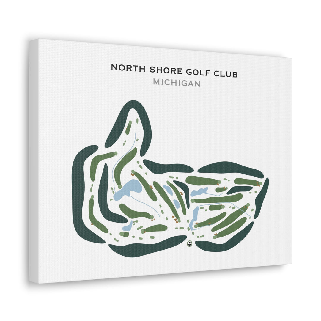 North Shore Golf Club, Michigan - Printed Golf Courses