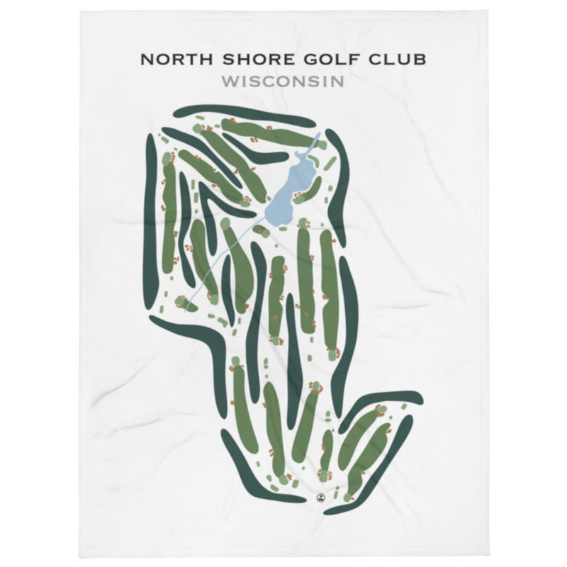 North Shore Golf Club, Wisconsin - Printed Golf Course