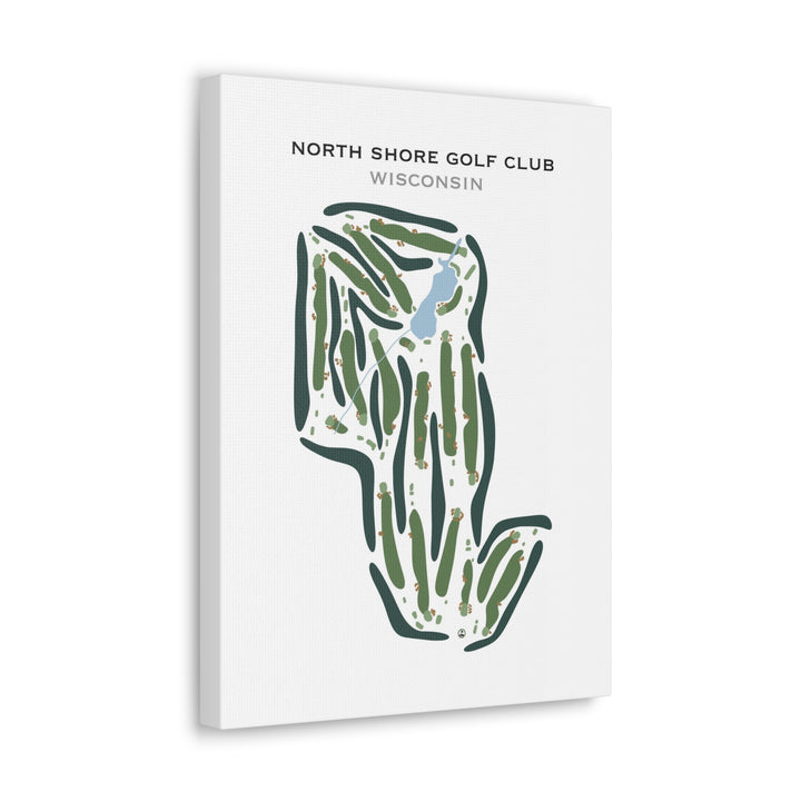 North Shore Golf Club, Wisconsin - Printed Golf Course