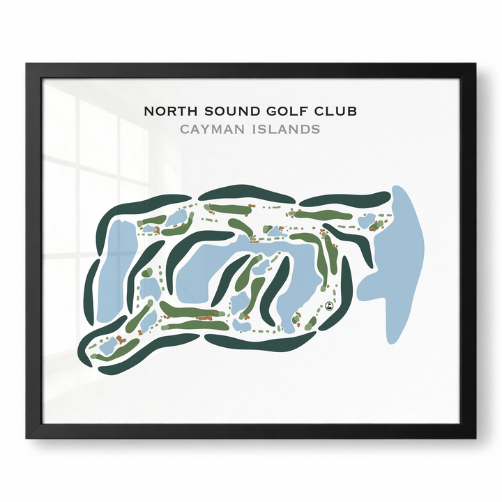 North Sound Golf Club, Cayman Islands - Printed Golf Courses