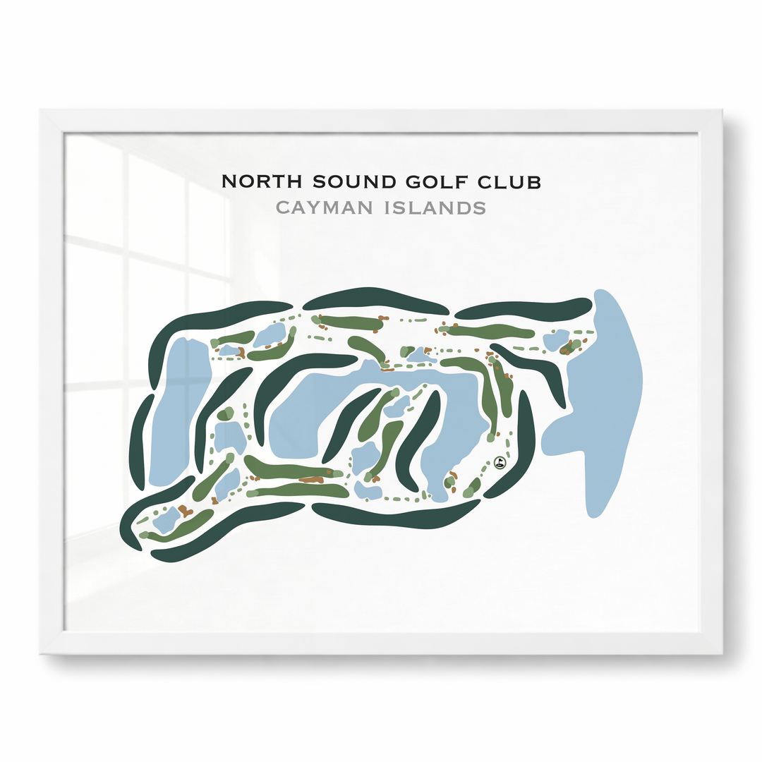 North Sound Golf Club, Cayman Islands - Printed Golf Courses