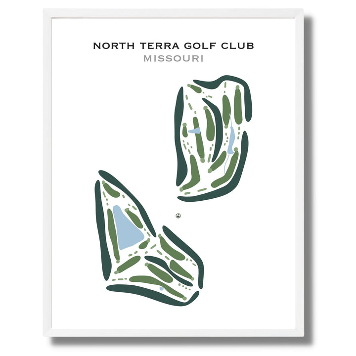 North Terra Golf Club, Missouri - Printed Golf Course