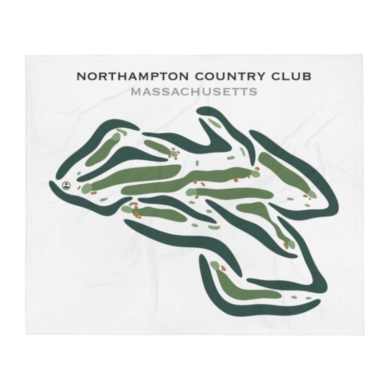 Northampton Country Club, Massachusetts - Printed Golf Courses