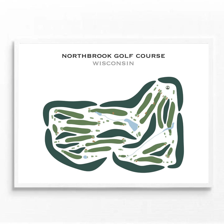 Northbrook Golf Course, Wisconsin - Printed Golf Courses