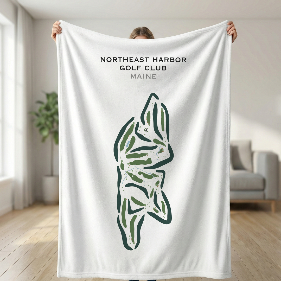 Northeast Harbor Golf Club, Maine - Printed Golf Courses