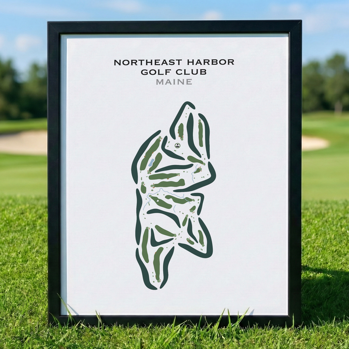 Northeast Harbor Golf Club, Maine - Printed Golf Courses