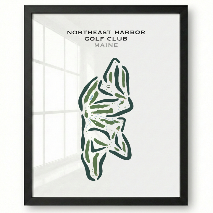 Northeast Harbor Golf Club, Maine - Printed Golf Courses