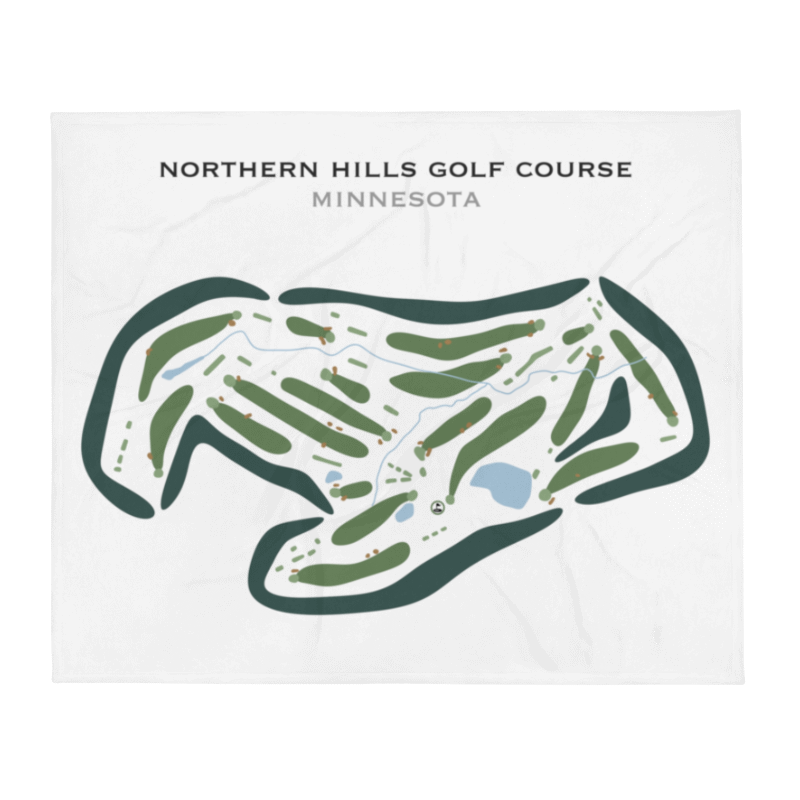 Northern Hills Golf Course, Minnesota - Printed Golf Courses