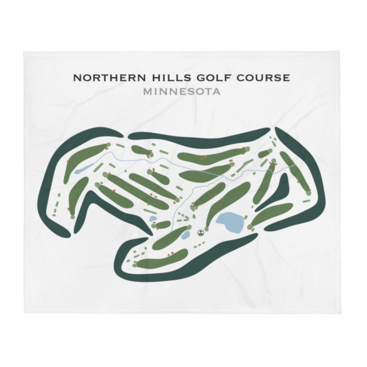 Northern Hills Golf Course, Minnesota - Printed Golf Courses