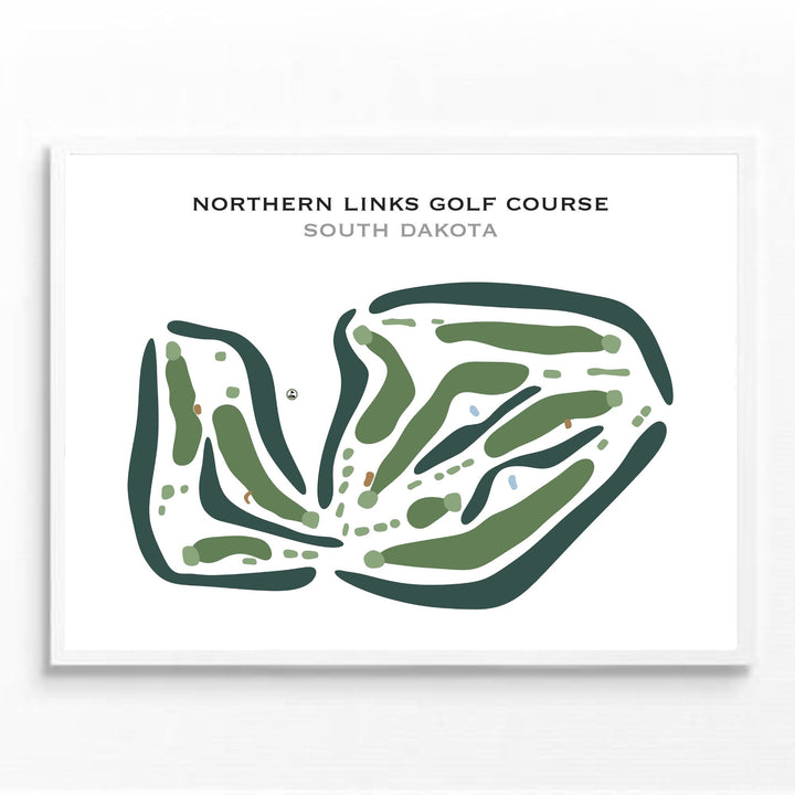 Northern Links Golf Course, South Dakota - Printed Golf Courses