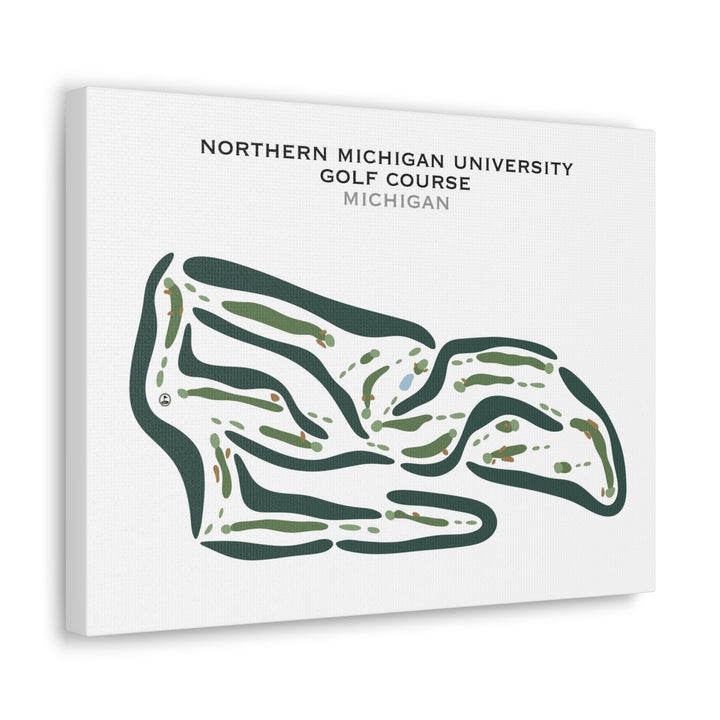 Northern Michigan University Golf Course, Michigan - Printed Golf Courses