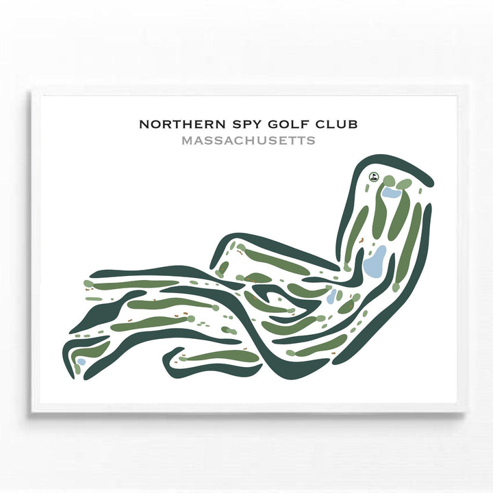 Northern Spy Golf Club, Massachusetts - Printed Golf Courses - Golf Course Prints