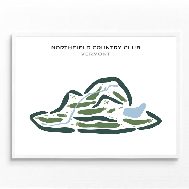 Northfield Country Club, Vermont - Printed Golf Courses