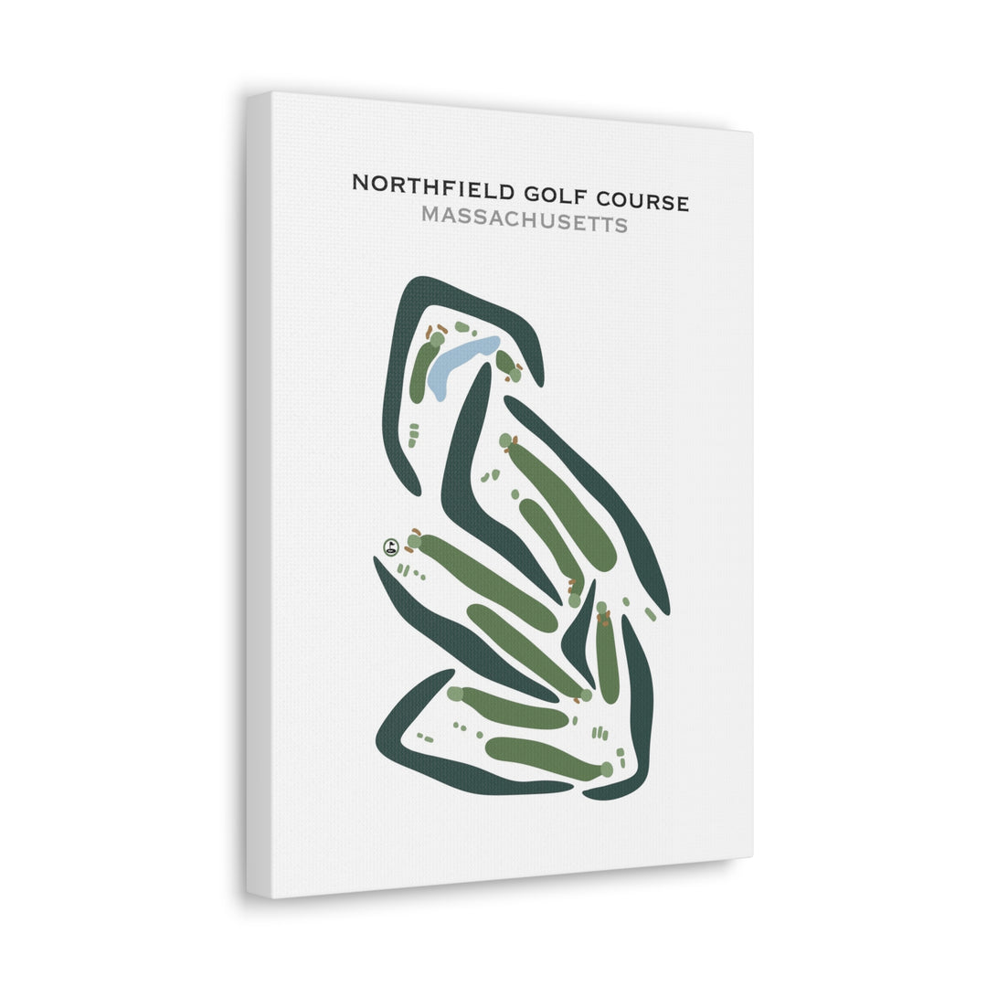 Northfield Golf Course, Massachusetts - Printed Golf Courses