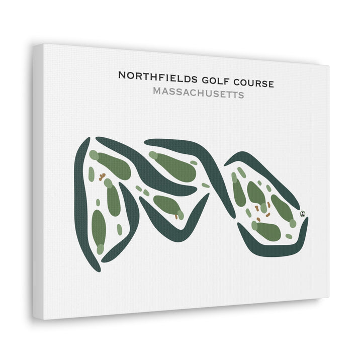 Northfields Golf Course, Massachusetts - Printed Golf Courses