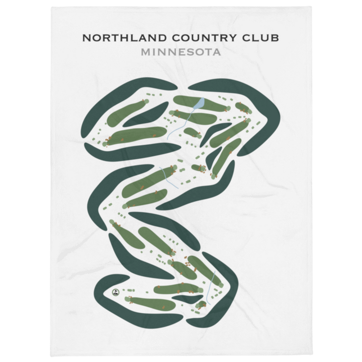 Northland Country Club, Minnesota - Printed Golf Courses