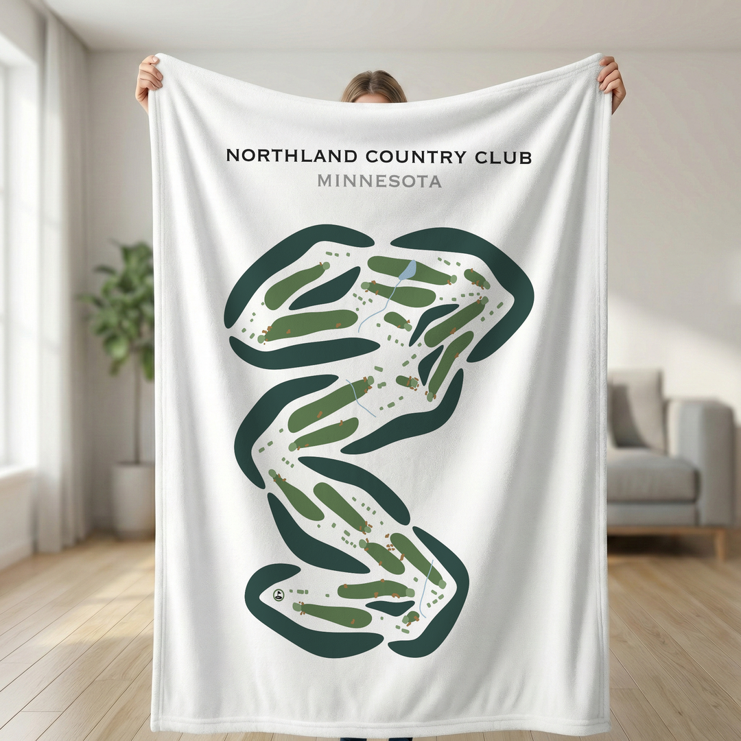 Northland Country Club, Minnesota - Printed Golf Courses