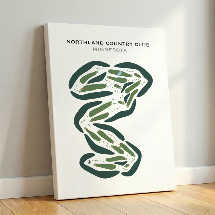 Northland Country Club, Minnesota - Printed Golf Courses