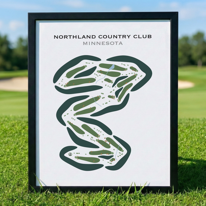 Northland Country Club, Minnesota - Printed Golf Courses