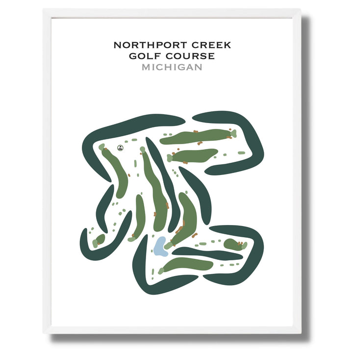 Northport Creek Golf Course, Michigan - Printed Golf Courses