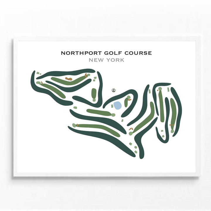 Northport Golf Course, New York - Printed Golf Courses