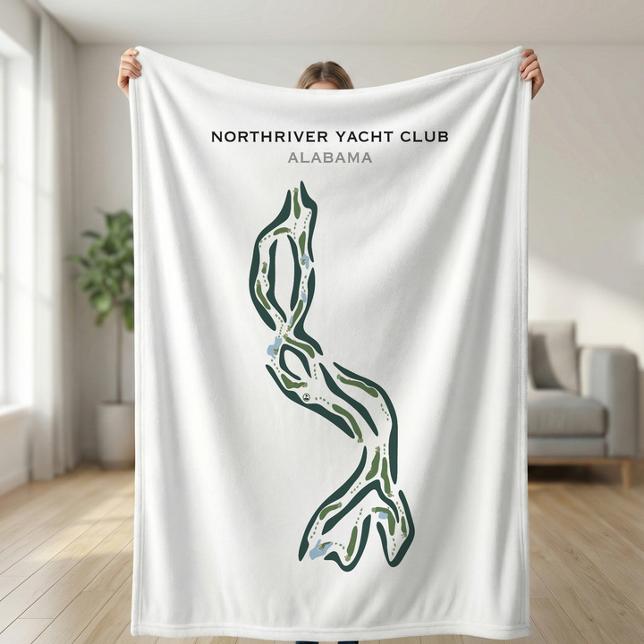 NorthRiver Yacht Club, Alabama - Printed Golf Courses
