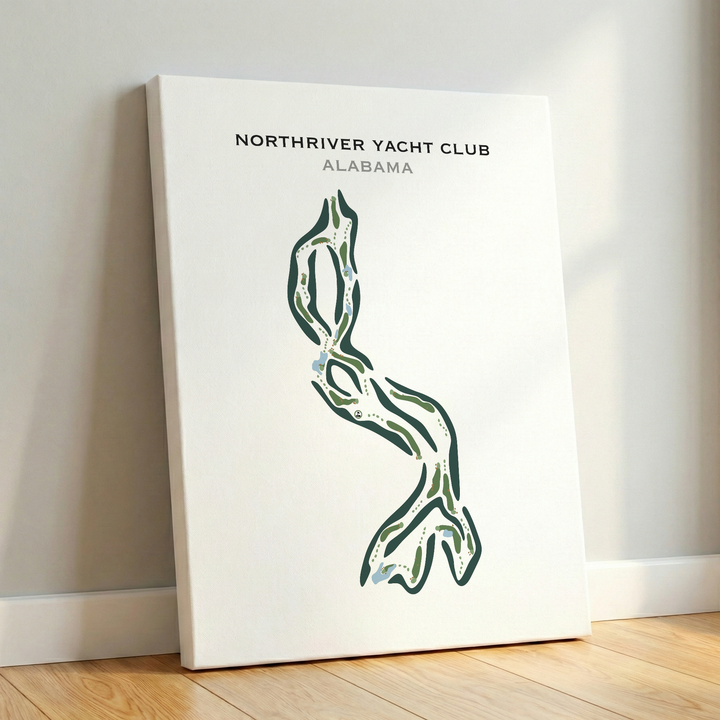 NorthRiver Yacht Club, Alabama - Printed Golf Courses