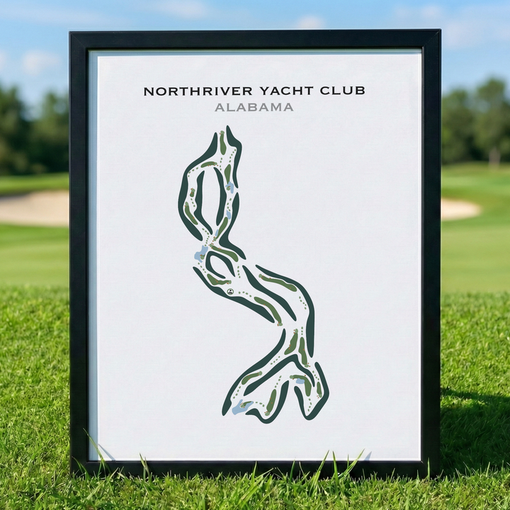 NorthRiver Yacht Club, Alabama - Printed Golf Courses