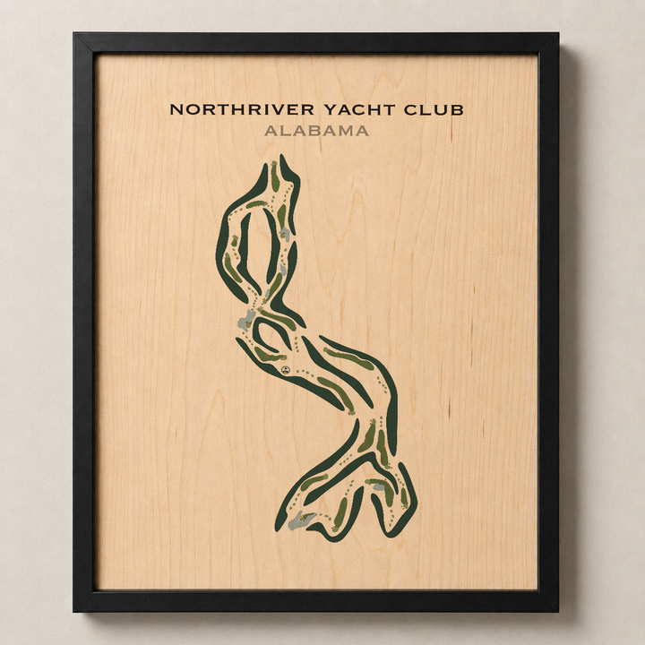 NorthRiver Yacht Club, Alabama - Printed Golf Courses