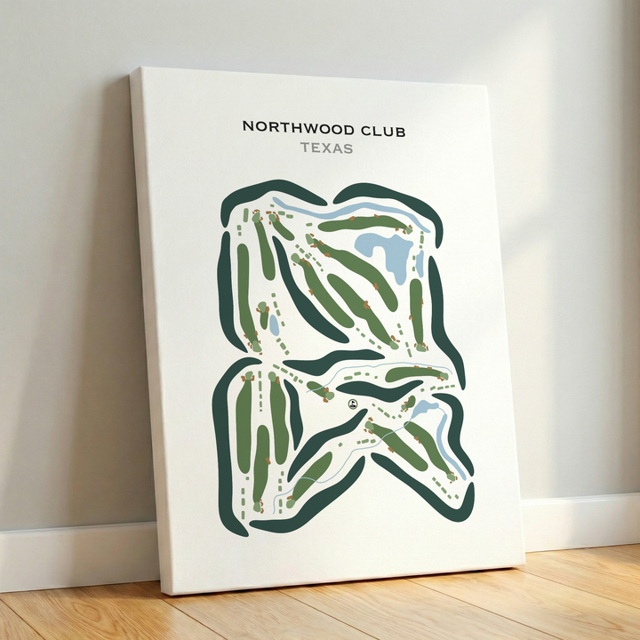 Northwood Club, Texas - Printed Golf Courses