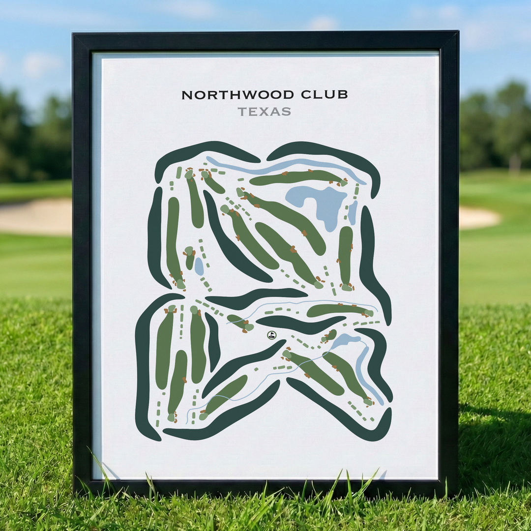 Northwood Club, Texas - Printed Golf Courses