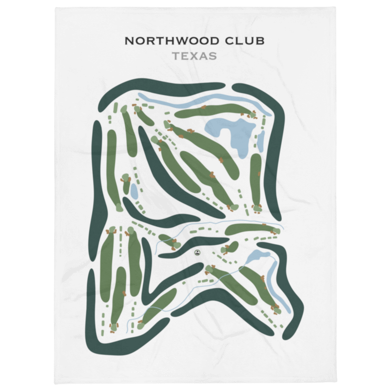 Northwood Club, Texas - Printed Golf Courses