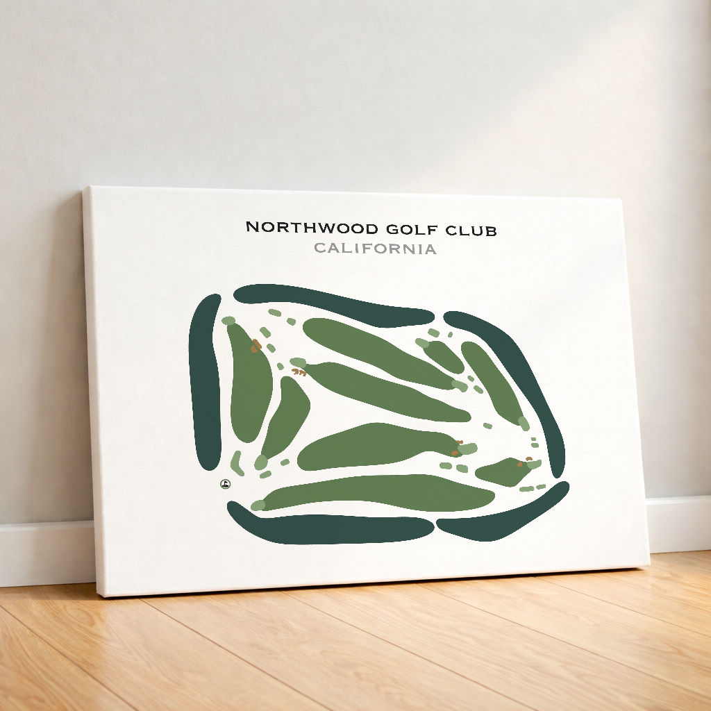 Northwood Golf Club, California - Printed Golf Courses